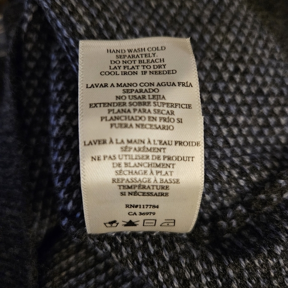 Rails Men’s Lightweight Wool Blend Rune Sweater in Navy XXL from Nordstroms NWT - Picture 7 of 7